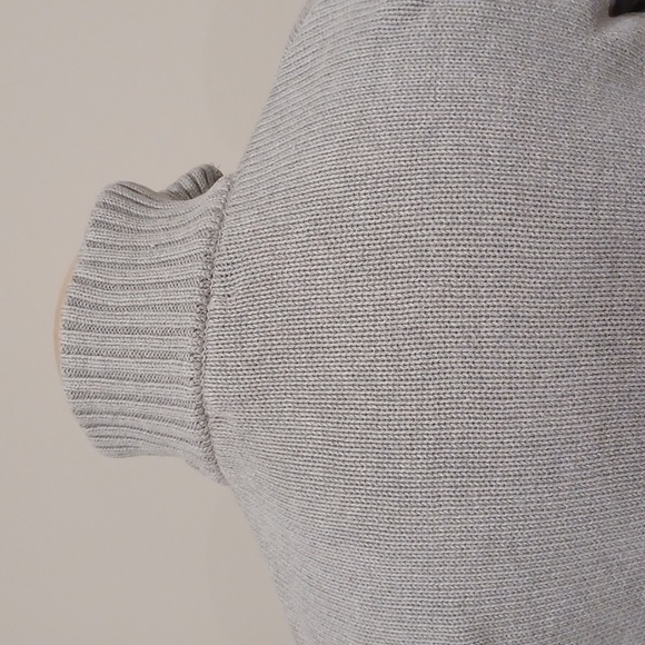 Burberry Zip Front Cotton Ribbed Collar Cardigan- Sz. 44/10 - Picture 14 of 15